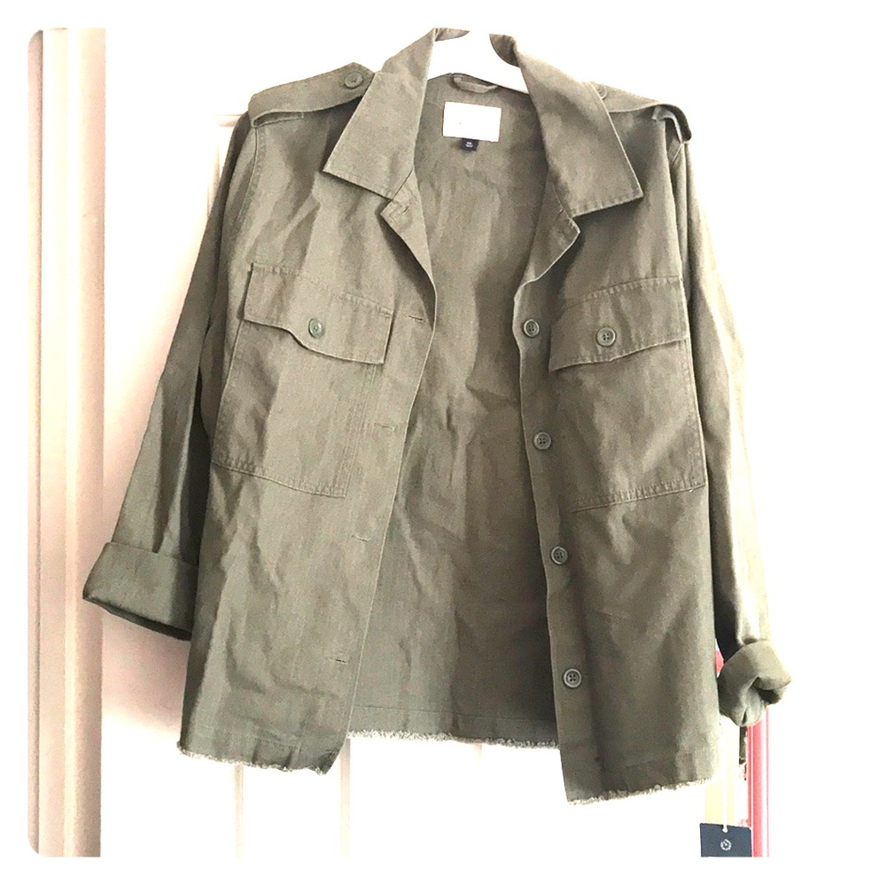 Army green jacket